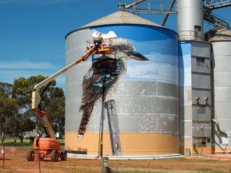 Australien: Wenn Kunst auf Silos trifft