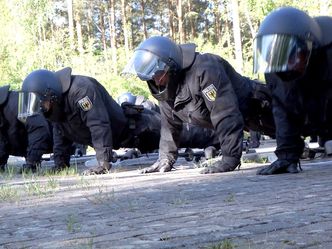 Polizei im Einsatz