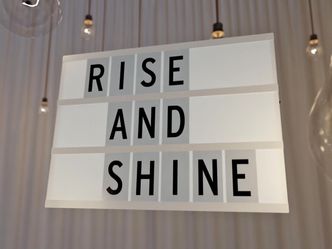 Rise and Shine - Eine Blankounterschrift für Gott