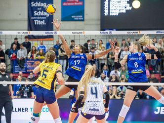 Volleyball - Bundesliga Finale - SSC Palmberg Schwerin - Allianz MTV Stuttgart, Spiel 3, Frauen
