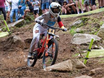 Mountainbike: Weltcup Loudenvielle - Downhill Damen