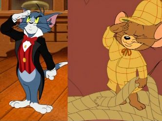 Tom und Jerry als Sherlock Holmes und Dr. Watson