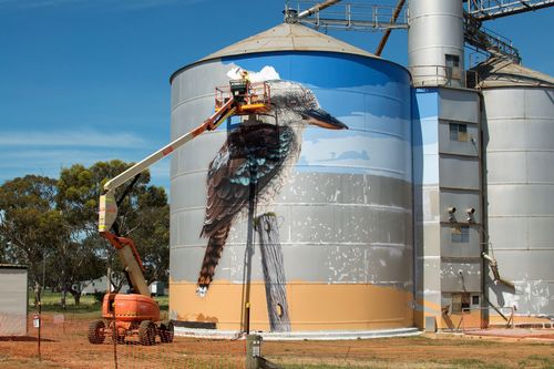 Galerie zur Sendung „Australien: Wenn Kunst auf Silos trifft“: Bild 1