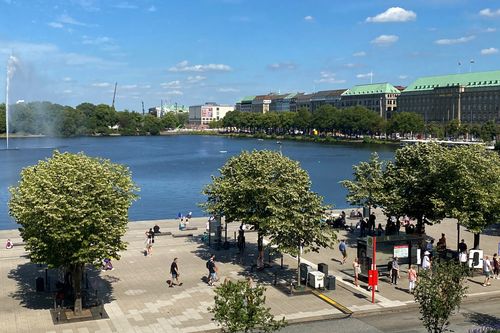 Der Hamburger Jungfernstieg - Gesicht einer Großstadt