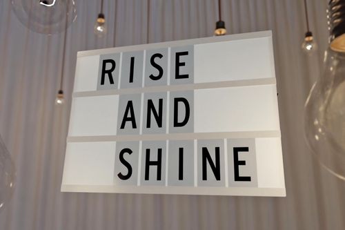 Rise and Shine - Eine Blankounterschrift für Gott