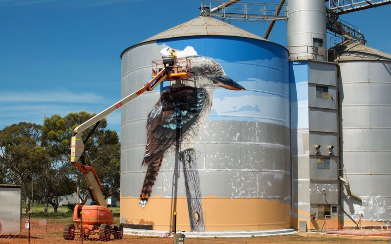 Australien: Wenn Kunst auf Silos trifft