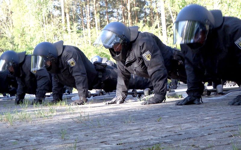 Polizei im Einsatz