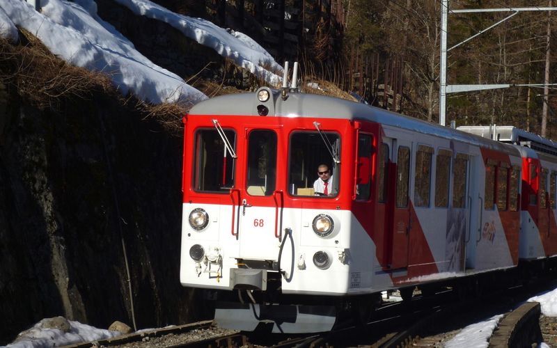 Mit dem Zug zum Mont Blanc