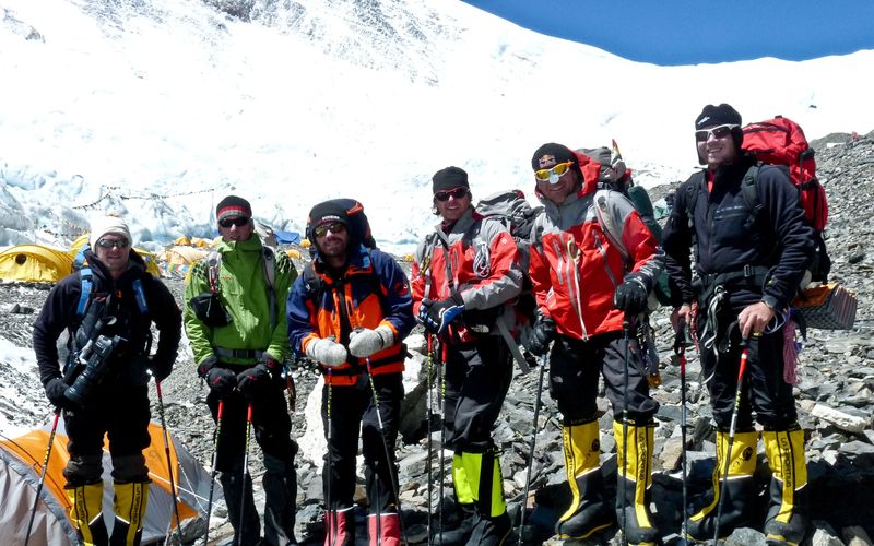 Erster auf dem Everest