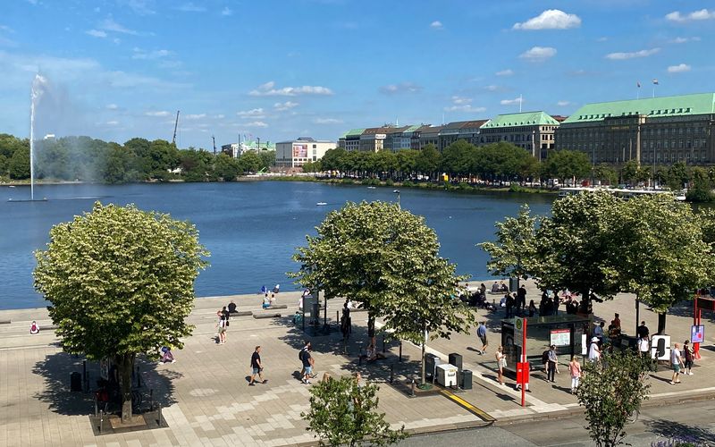 Der Hamburger Jungfernstieg - Gesicht einer Großstadt