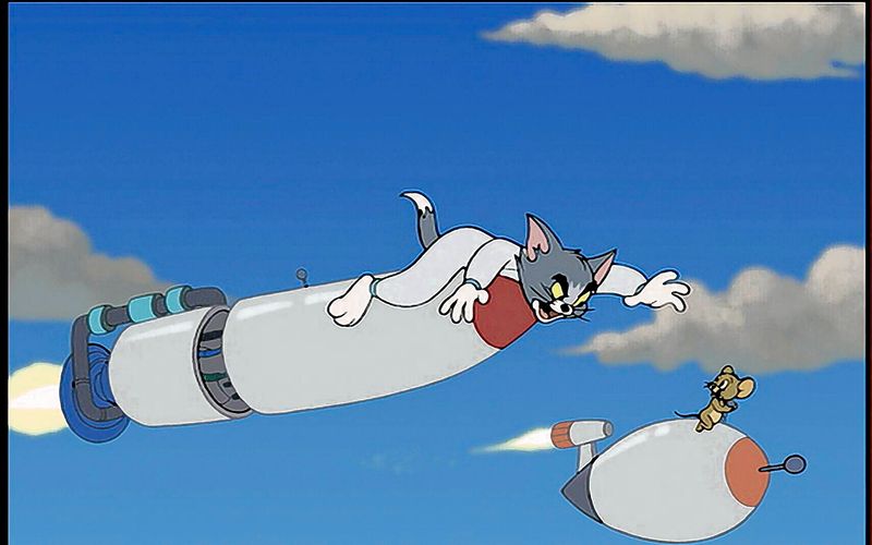 Tom and Jerry Blast Off to Mars!