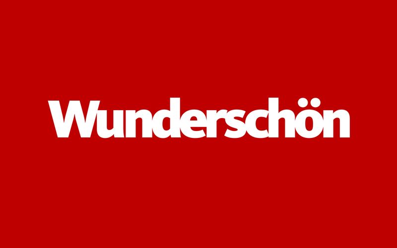 Wunderschön